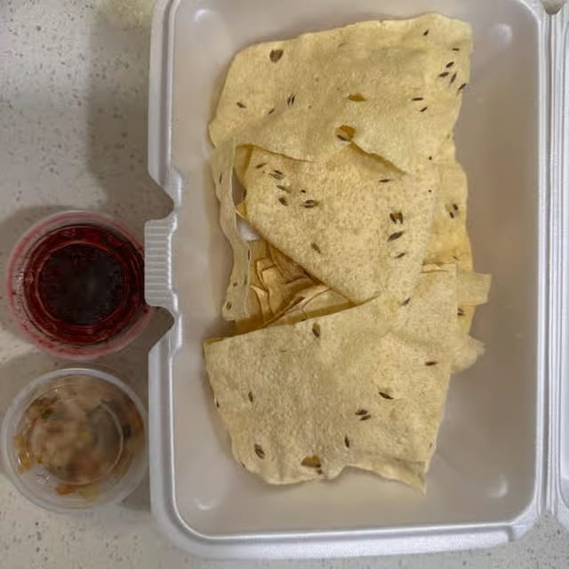 Papadom.